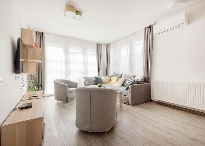 Bright Floor With Parking Apartment